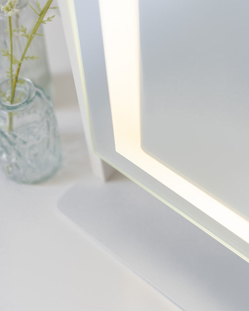Flamingueo Specchio Trucco Sophie con Luci LED da appoggio