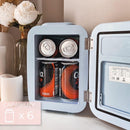 Frigo Mini Portatile Vintage 4L Flamingueo