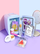 Frigo Mini Portatile Vintage 4L Flamingueo