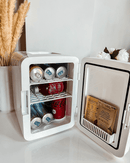 Frigo Mini Portatile Vintage 4L Flamingueo