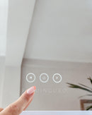 Flamingueo Specchio Trucco con Luci LED da appoggio e da Parete