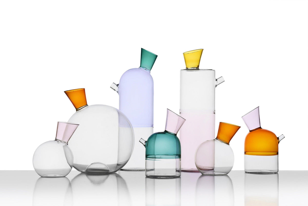 Bouteilles filtrantes, verre borosilicaté