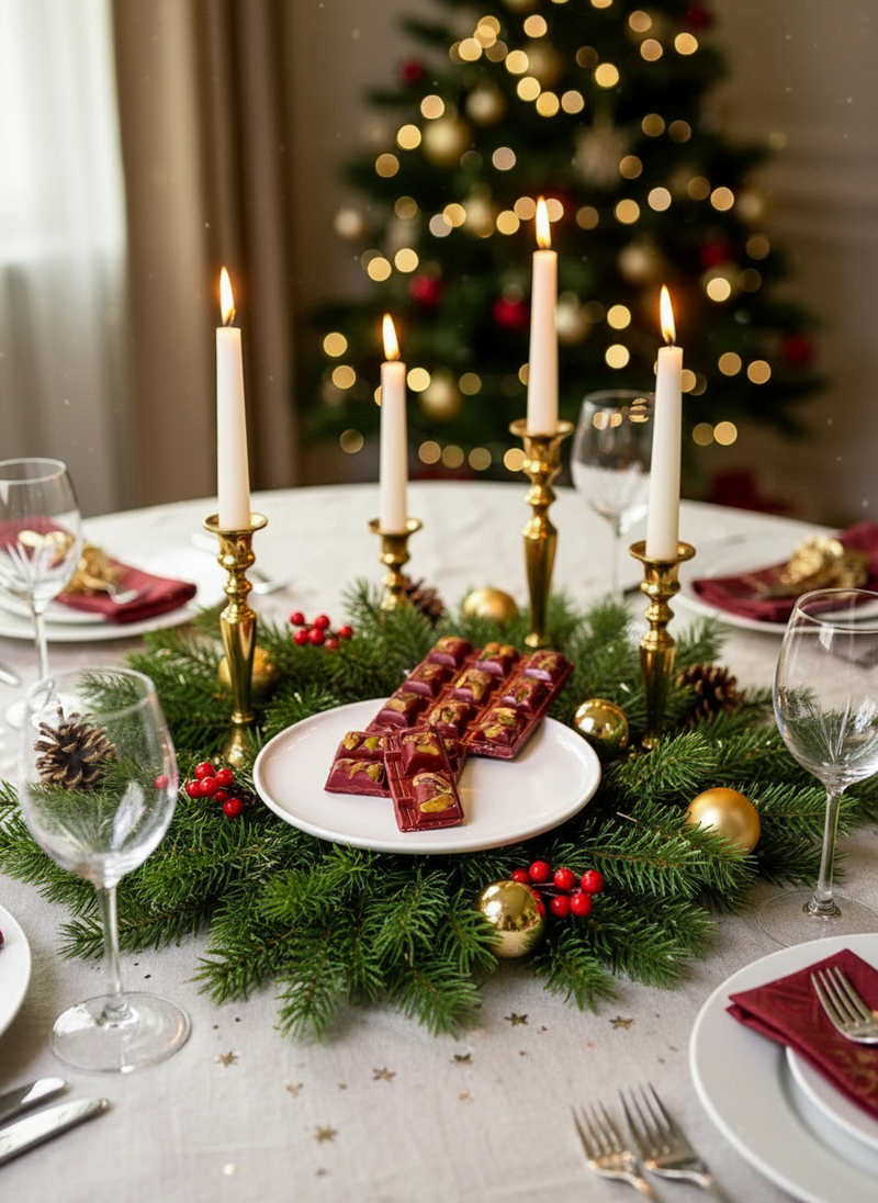 Laboratorio Cannavacciuolo | Tavoletta di cioccolata al lampone e pistacchi - 100 g.