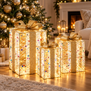 L'Oca Nera | Scintille Magiche Pacco Regalo Natalizio con Led - 3 Dimensioni
