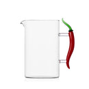 Brocca peperoncino in vetro Borosilicato Vegetables Ichendorf Milano