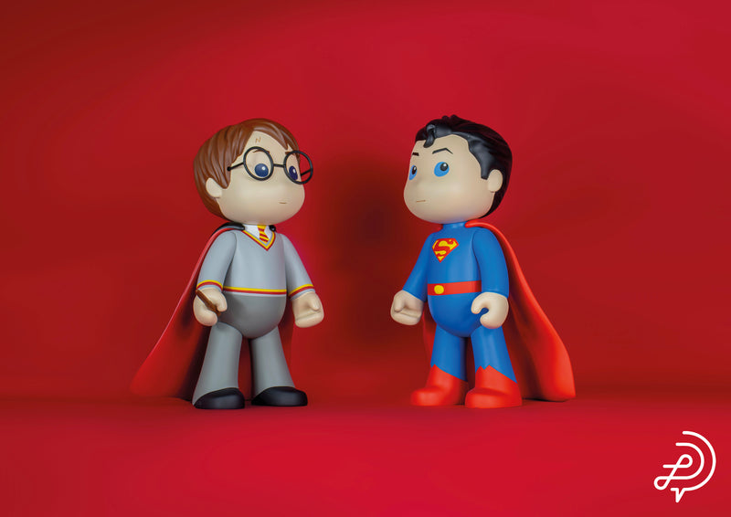 Leblon Delienne Scultura Super Pop Superman Small H 25 cm.