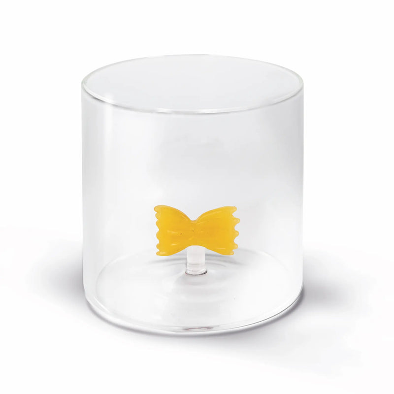 Bicchiere In Vetro Borosilicato Farfalletta