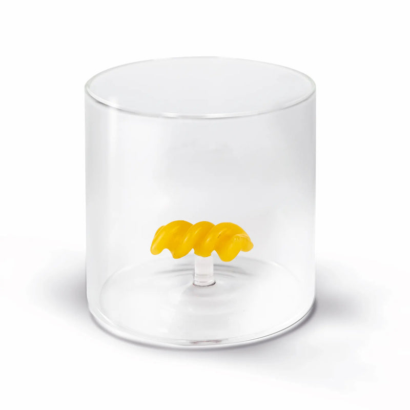 Bicchiere In Vetro Borosilicato Fusillo