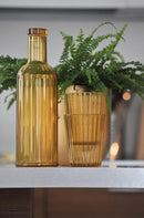 Set 2 pz. Bicchieri colorati in acrilico 370 ml decoro a rilievo WD Lifestyle