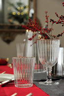 Set 2 pz. Bicchieri acrilico bordo oro 370 ml. WD Lifestyle