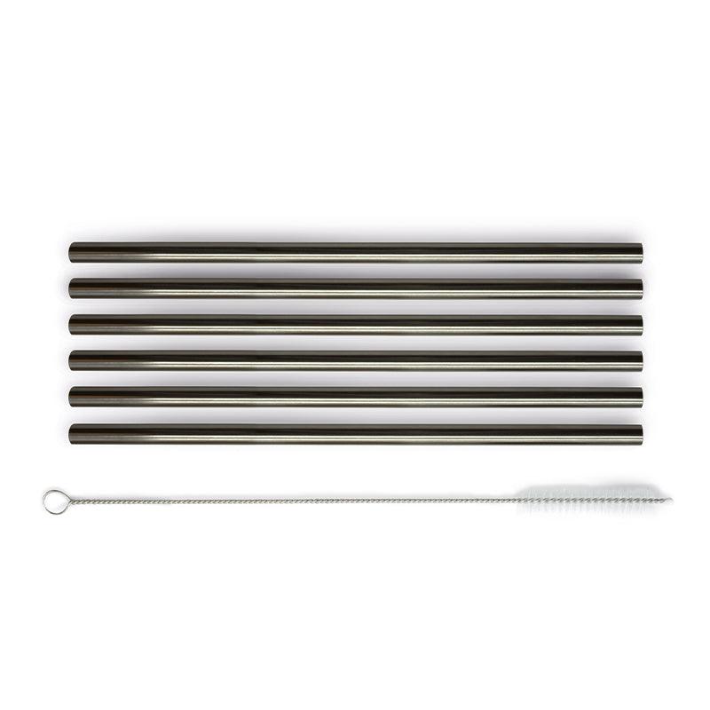 Set 6 cannucce in acciaio INOX riutilizzabili WD Lifestyle