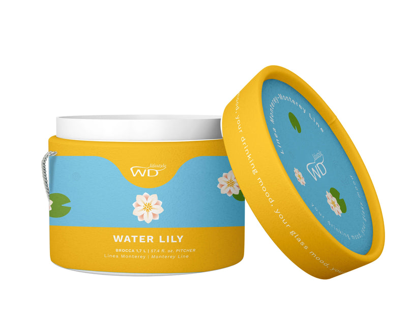Brocca in Vetro Borosilicato con Decoro WD Lifestyle