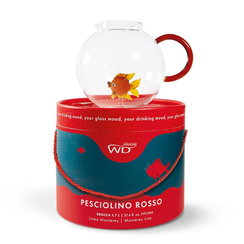 Brocca in Vetro Borosilicato con Decoro WD Lifestyle