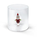 WD Lifestyle | Bicchiere in vetro borosilicato con decorazione interna Natale 2025