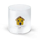 WD Lifestyle | Bicchiere in vetro borosilicato con decorazione interna Natale 2025