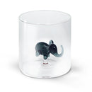 WD Lifestyle Bicchiere 250 ml. in vetro borosilicato con decoro Tema Animali Monterey