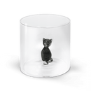 WD Lifestyle Bicchiere 250 ml. in vetro borosilicato con decoro Tema Animali Monterey