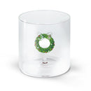 WD Lifestyle | Bicchiere in vetro borosilicato con decorazione interna Natale 2025