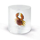 Bicchiere 250 ml. in vetro borosilicato con decoro Tema Mare Monterey WD Lifestyle