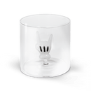 Bicchiere 250 ml. in vetro borosilicato con decoro Tema Pop Monterey WD Lifestyle