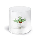 WD Lifestyle | Bicchiere in vetro borosilicato con decorazione interna Natale 2025