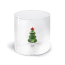WD Lifestyle | Bicchiere in vetro borosilicato con decorazione interna Natale 2025