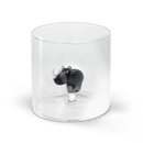 WD Lifestyle Bicchiere 250 ml. in vetro borosilicato con decoro Tema Animali Monterey