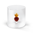 Bicchiere 250 ml. in vetro borosilicato con decoro Tema Pop Monterey WD Lifestyle