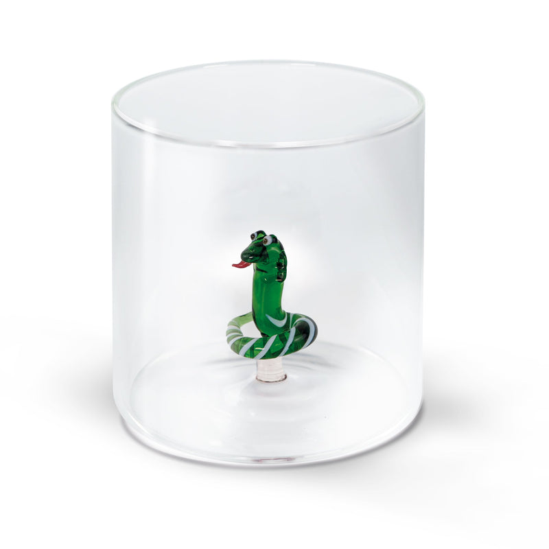 WD Lifestyle | Bicchiere in vetro borosilicato con decoro interno in vetro