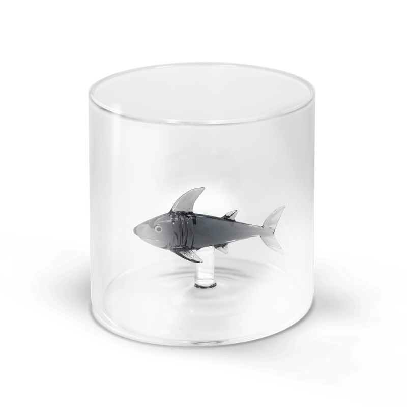 Bicchiere 250 ml. in vetro borosilicato con decoro Tema Mare Monterey WD Lifestyle