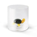 WD Lifestyle Bicchiere 250 ml. in vetro borosilicato con decoro Tema Animali Monterey