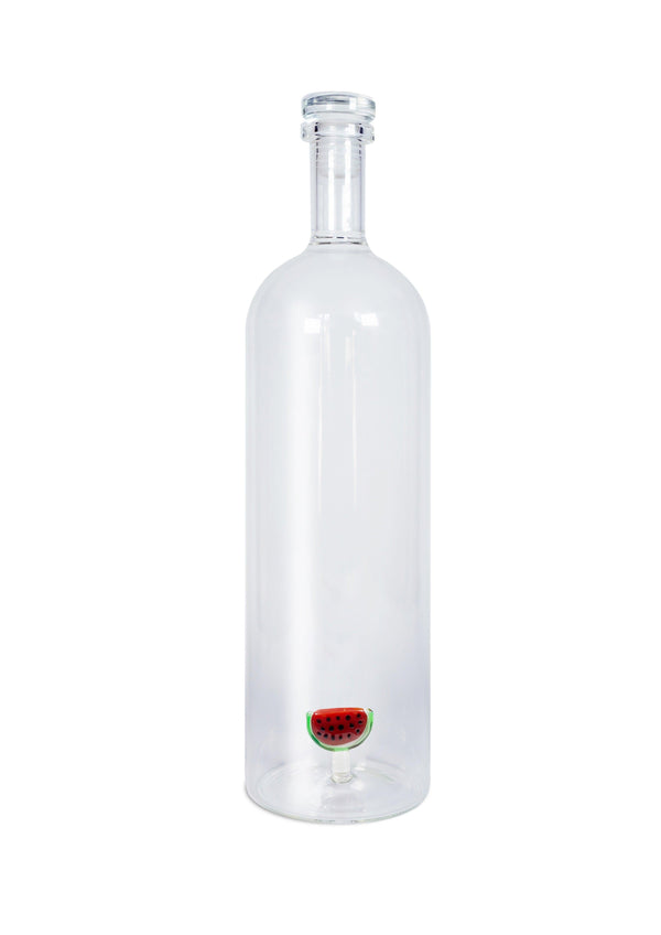 Bottiglia in Vetro Borosilicato con Decoro WD Lifestyle