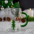 WD Lifestyle | Tazza in vetro Borosilicato con decoro Monterey Line Natale 2025