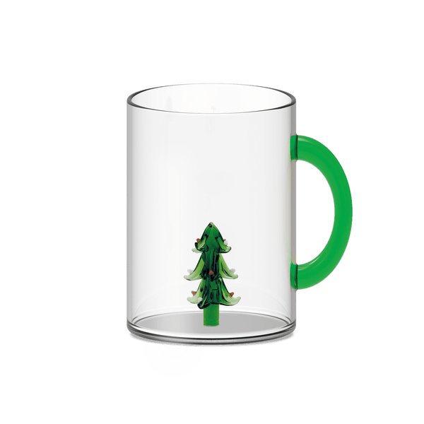 WD Lifestyle Tazza in vetro Borosilicato con decoro Monterey Line Natale 2024