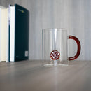 WD Lifestyle | Tazza in vetro Borosilicato con decoro Monterey Line Natale 2025