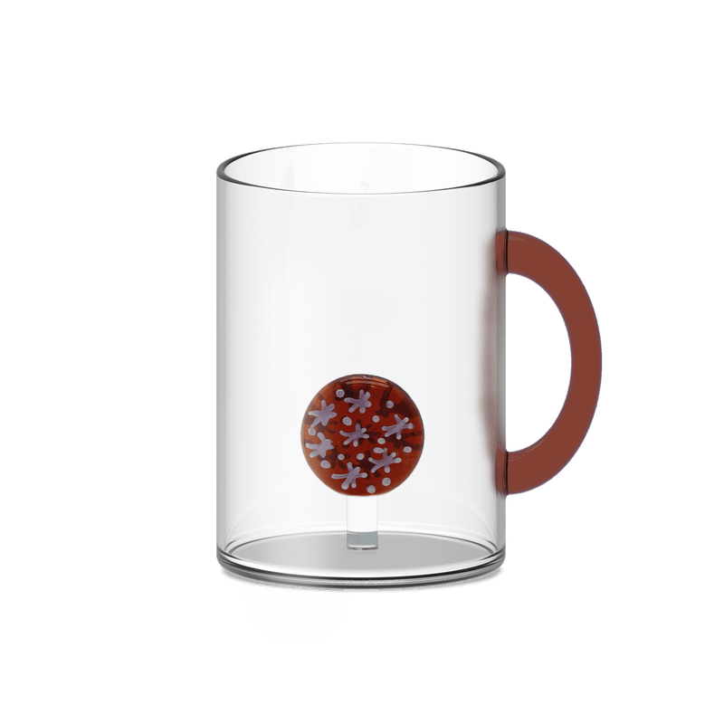 WD Lifestyle Tazza in vetro Borosilicato con decoro Monterey Line Natale 2024