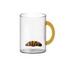 WD Lifestyle | Tazza in vetro Borosilicato con decoro Monterey Line Natale 2025