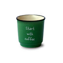 Set 6 pz. tazzine caffè Bone China  colorate con scritte WD Lifestyle