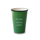 Set 4 pz. Tazze Mug  Bone China  colorate con scritte WD Lifestyle