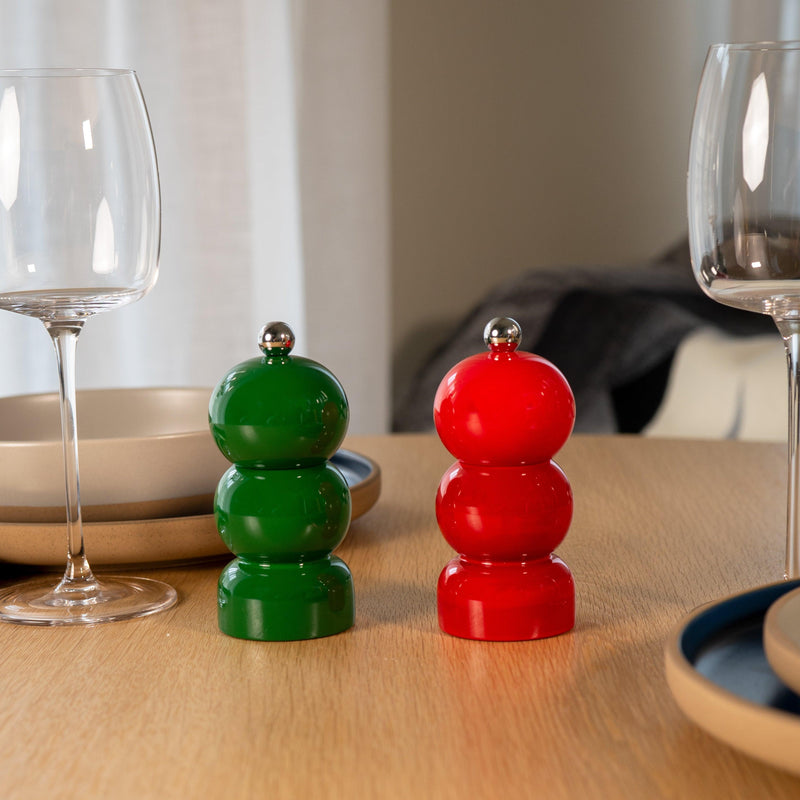 Marshland Set di 2 macinini per sale e pepe, in legno di acacia e marmo, colore legno Marshland Set di 2 macinini per sale e pepe, in legno di acacia e marmo, colore legno