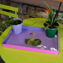 Vassoio Rettangolare 40X24 cm con Decoro WD Lifestyle