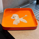 Vassoio Quadrato 34x34 cm con Decoro WD Lifestyle