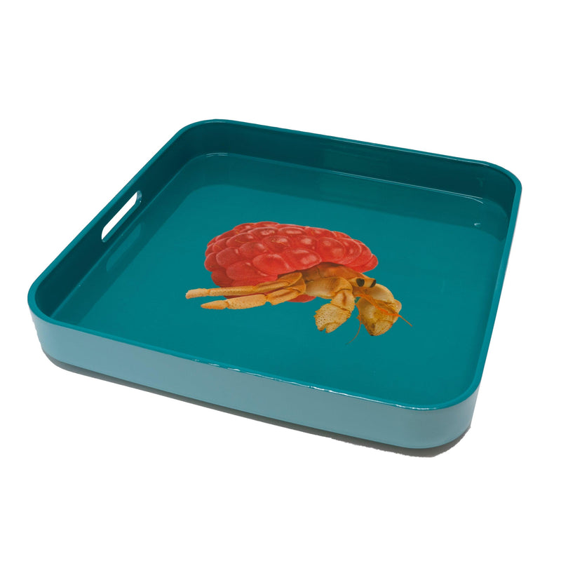 Vassoio Quadrato 34x34 cm con Decoro WD Lifestyle