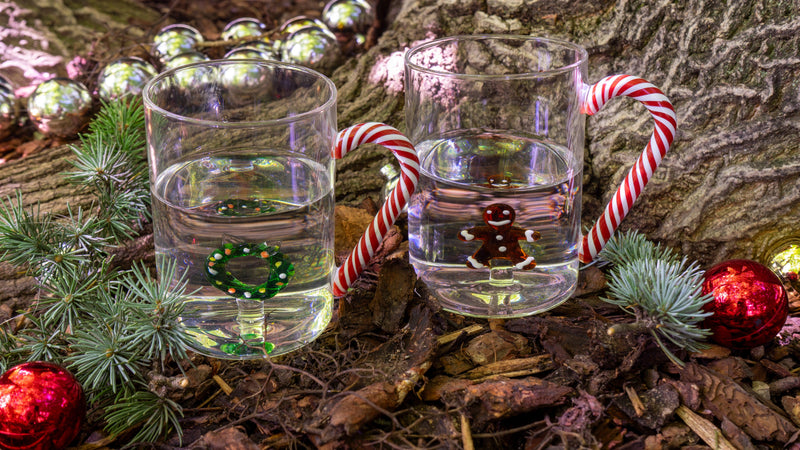 Tazza in vetro borosilicato con soggetto NATALE 2023 WD Lifestyle