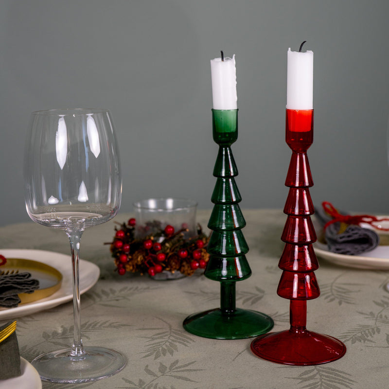 WD Lifestyle Portacandela in vetro borosilicato Samarcanda Line Natale 2024