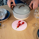 WD Lifestyle | Sottopentola in ceramica con decoro personalizzato Mykonos Line Natale 2025