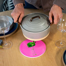 WD Lifestyle | Sottopentola in ceramica con decoro personalizzato Mykonos Line Natale 2025