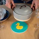 WD Lifestyle | Sottopentola in ceramica con decoro personalizzato Mykonos Line Natale 2025