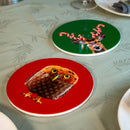 WD Lifestyle | Sottopentola in ceramica con decoro personalizzato Mykonos Line Natale 2025