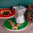 WD Lifestyle | Sottopentola in ceramica con decoro personalizzato Mykonos Line Natale 2025